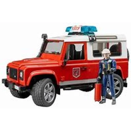 Farm Toy Land Rover Bruder Fire Wagon