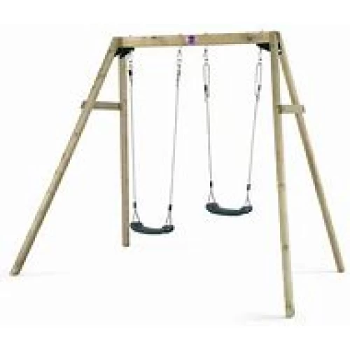 Durlang Double Wooden Swing Set
