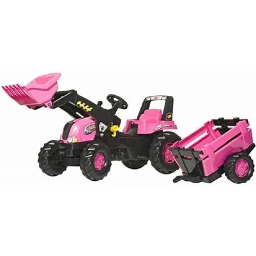 Rolly Farm Toy Pink Junior Tractor