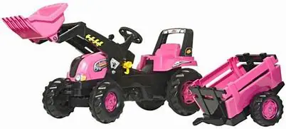Rolly Farm Toy Pink Junior Tractor