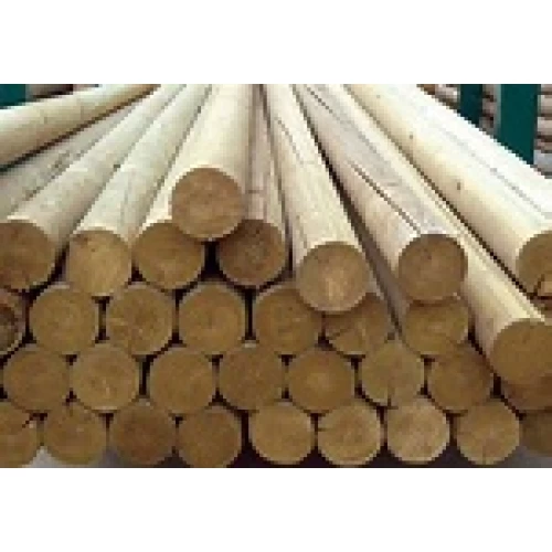 Wooden Round Top Poles