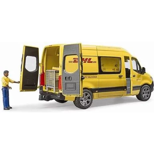 Bruder Farm Toy DHL Sprinter with man
